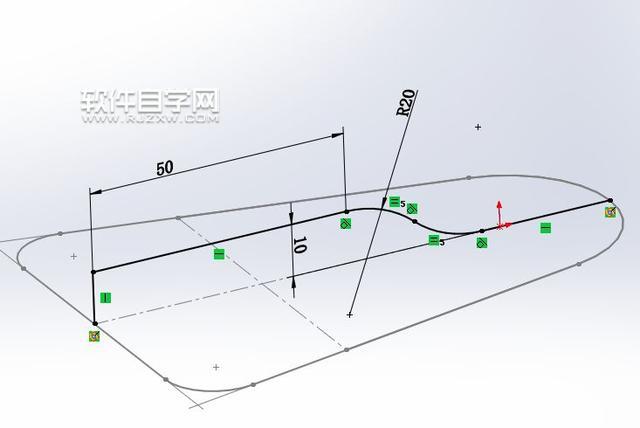 SolidWorks上下弯曲的建模方法