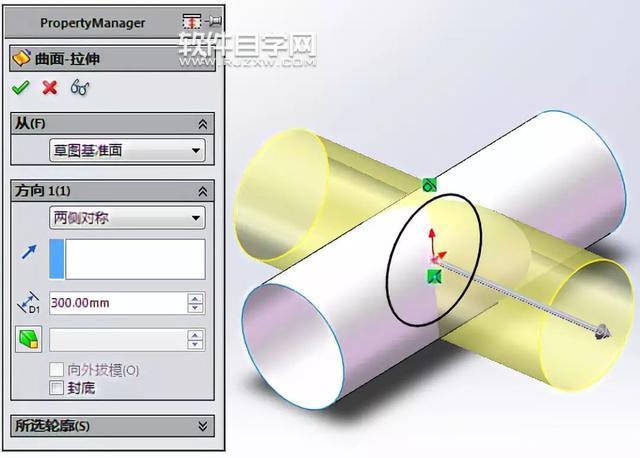 SolidWorks四通法兰怎么画