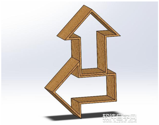 solidworks箭头书架怎么制作