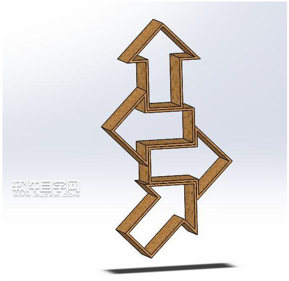 solidworks箭头书架怎么制作