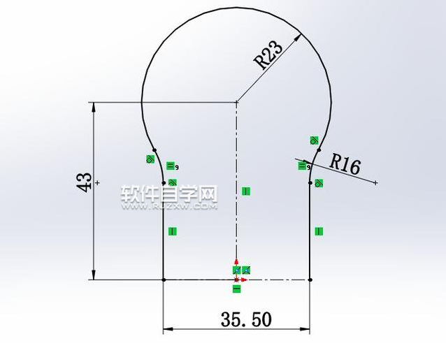 SolidWorks弓形卸扣的创建方法
