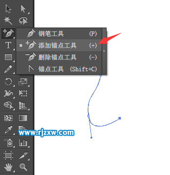 ai添加锚点工具怎么给路径增加锚点