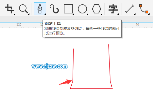 简笔画啤酒杯怎么用CDR画出来