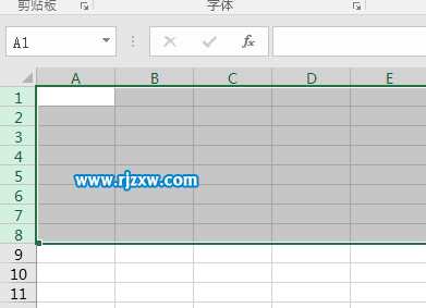 EXCEL2016设置固定行高的方法