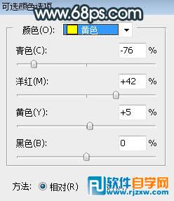 PS软件给人物加上深秋暗青色