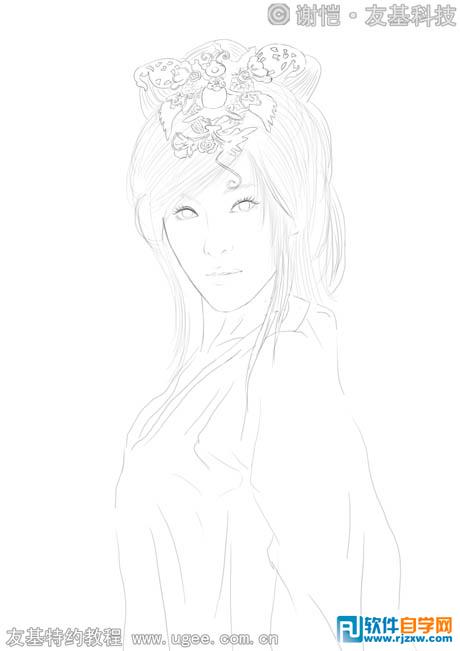 PS鼠绘 洛神传剧中美女