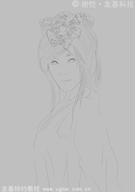 PS鼠绘 洛神传剧中美女
