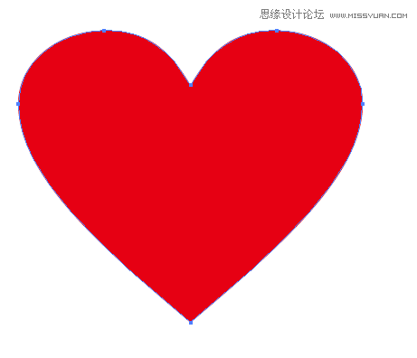ai文字封套扭曲 制作心形英文字体