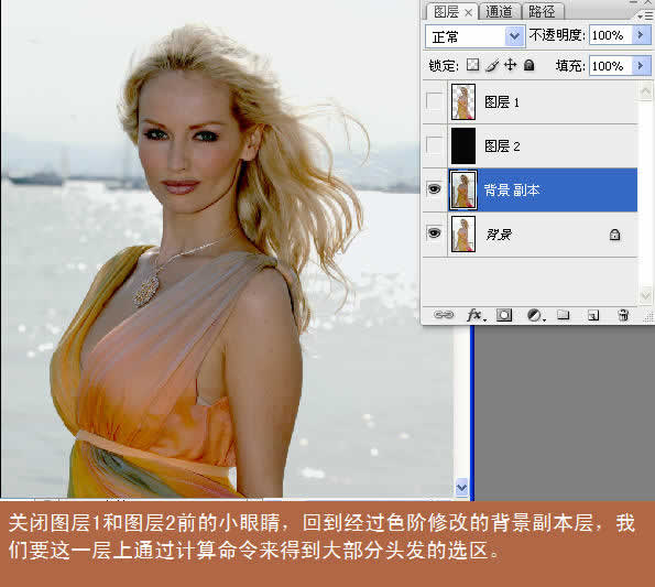 用Photoshop对含有头发丝的人物图片进行扣图实例教程