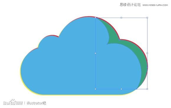 ai绘制图标之白云立体图标
