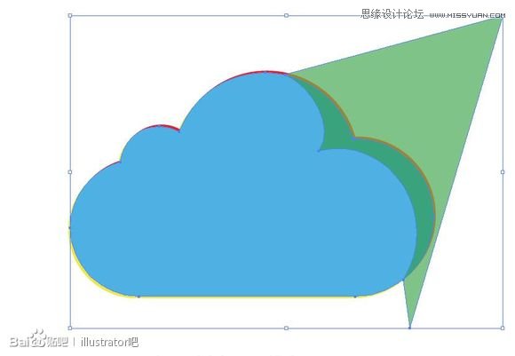ai绘制图标之白云立体图标