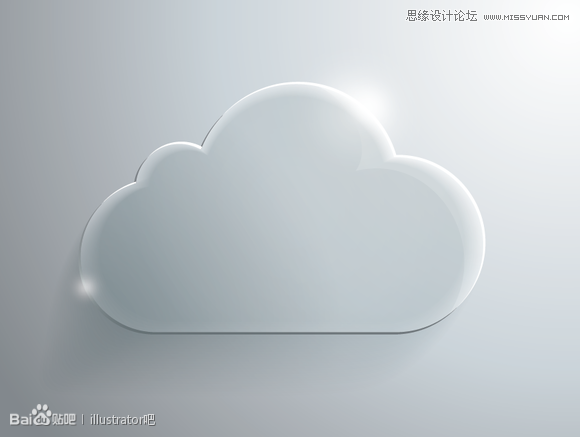 ai绘制图标之白云立体图标