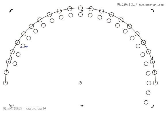 教你用CorelDraw设计漂亮圆点螺旋状效果
