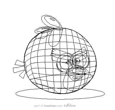 IllustratorCS6绘制逼真的疯狂的小鸟